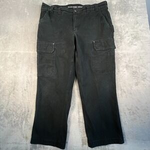 Duluth Trading Heavyweight Flex Fire Hose Relaxed Fit Pants Size 40x30 Black